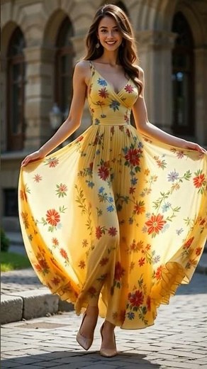 Floral Maxi Dresses 2025 – Red, Pink & Emerald Edition