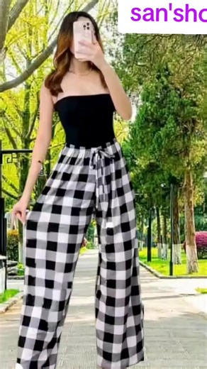 Chappy bundle of 3 random long wide leg square pants - cotton spandex fabric comfortable, bottom, pocket, womenswear,chic, casual, comfort #fpy #viraltiktok #bestseller #fashionable