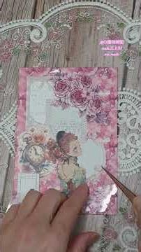 ハンドメイドリングノート完成までの道のり❣②#コラージュ#ハンドメイド#mの趣味時間