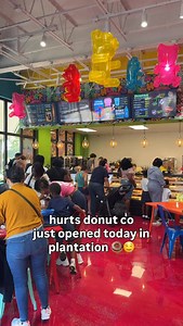 Hurts Donut Co opened in Plantation today 🍩🤤 📍305 N University Dr, Plantation Open 24/7 Everyday This new donut shop is finally here in Broward! Located at Plantation Walk plaza. Went to go try it today and donuts were really good. A ton of people here for the grand opening ✨ Follow @thebrowardscene for more openings in Broward County & Fort Lauderdale 🌴 #broward #browardcounty | The Broward Scene