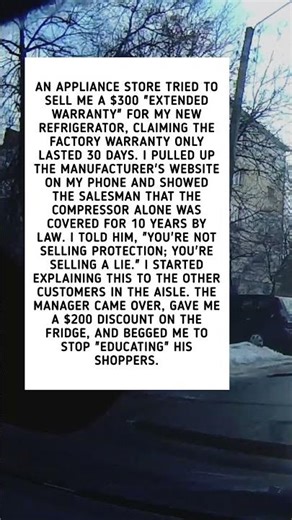 Why the manager gave me a $200 discount to stop talking 🧊