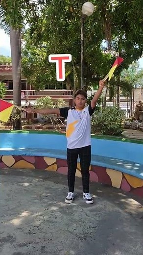 SEMAPHORE FLAG SIGNALING SYSTEM (alphabet up to error signal)