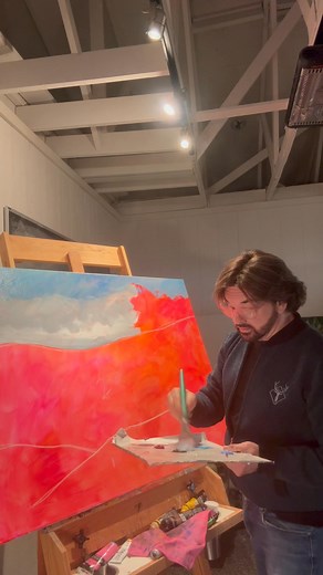 2.4K views · 109 reactions | Watch as I explain the process of creating depth when building a landscape on canvas. Please Like, comment , and SHARE Music by Henry Mancini #bobbysikesart #artist #newart #landscape #liquetex #downtownhighlands | Bobby Sikes | Facebook