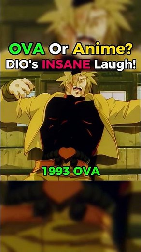 OVA vs. Anime: DIO's INSANE Laugh! | #jojo #dio