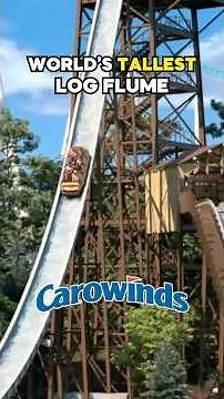 The World's Tallest Log Flume Is Coming to Carowinds 😳🌊