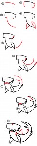 How To Draw A Hammerhead Shark - Art For Kids Hub -