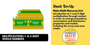 Stack 'Em Up | Multiplying Whole Numbers | Properties of Multiplication