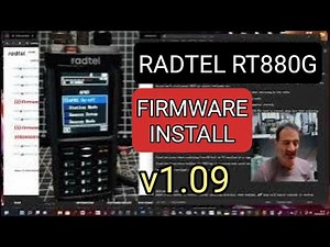 Radtel 880g - Install v1.09 Firmware & 1.05 CPS