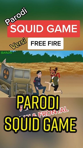 Parodi squid game-Fdw dan Frontal di end😂#fdw #frontal #fyp #baronanimasi #animasiff #parodisquidgame #squidgame #freefirelucu