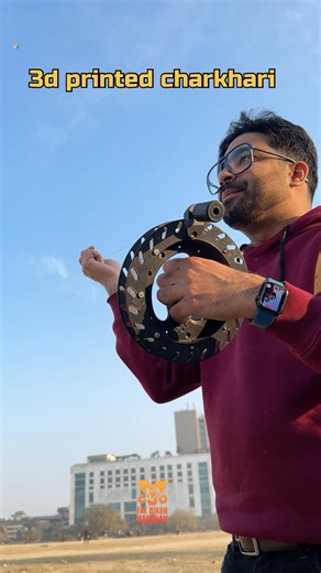 3d printed Charkhi | Kite flying