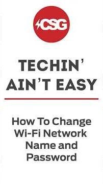 How to Change Your WiFi Name & Password in CSG View | CSG & Katalyst Router Setup Guide