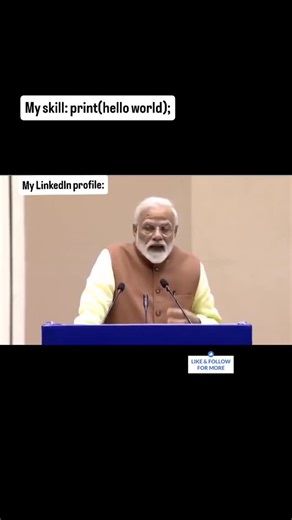 code stack on Instagram: "My skill 🤡 vs my LinkedIn profile 🗿#trending #coding"