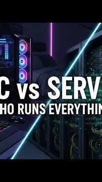PC vs server and what is server