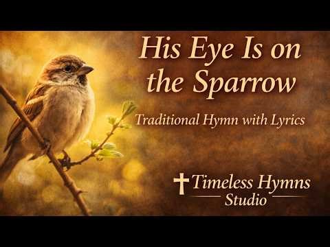 His Eye Is on the Sparrow | Traditional Hymn of Comfort and Faith (Male Tenor with Lyrics)