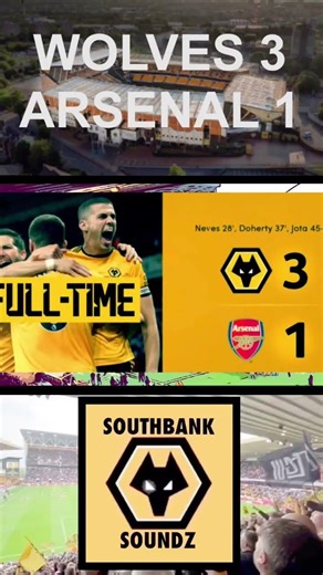 PT2 - Wolves 3 v Arsenal 1 #football