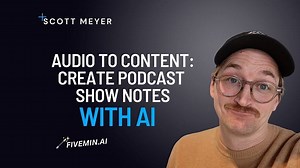 Transforming Long-form Audio into Content