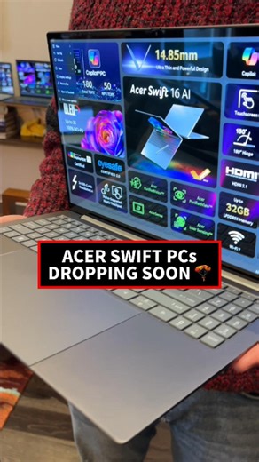 Acer’s Swift laptops are leveling up for 2026. Stylus-ready touchpad, premium finish, and new Intel processors lead the update. #laptoplifestyle #laptop #Intel | PCMag