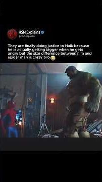 Hulk compared to Spiderman is so Big!😭SPIDER MAN BRAND NEW DAY #marvel #spiderman #movieclip #marvel