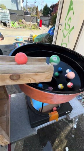 Fun Marble Run ☆ Color Balls x Rotating Black Hole④