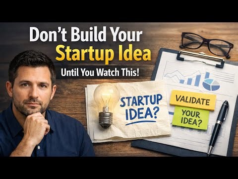 Don’t Build Your Startup Idea Until You Watch This! | Startup Idea | Free tools | Validation