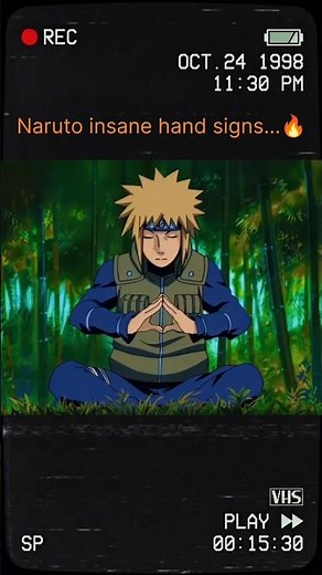 Naruto insane hand signs..🔥 #naruto #anime #narutoshippuden