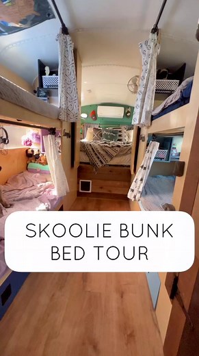 Skoolie Bunk Bed Tour
