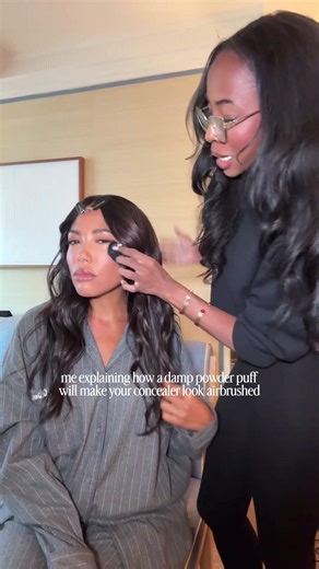 This powder puff HACK is a GAME CHANGER! #makeupshorts