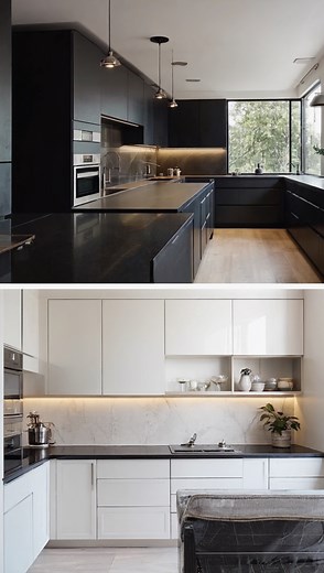 🏡✨ Which look do you love? Matte kitchens bring a sleek, modern elegance, while glossy finishes reflect light and make spaces feel bigger. But which one is better for daily life? 🤔Would you go bold with glossy or keep it cool with matte?👇 Vote in the comments!🖤 Matte kitchen OR ✨ Glossy shine?#HomeDesign #KitchenInspo #MatteVsGlossy #InteriorDesign #DreamKitchen #LSVstyle | LifestyleVideos.com