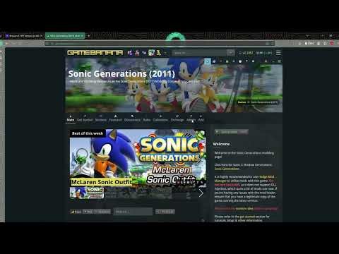 Sonic Generations Modding Tutorial | How to use HedgeModManager 8 to mod SXSG, SG, and Unleashed!