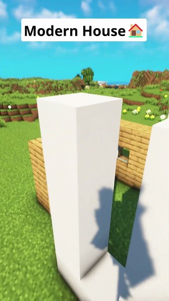 Minecraft Easy Modern House🏠 #shorts