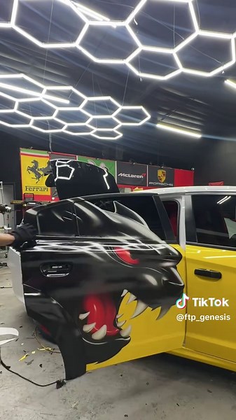 Custom Dodge Hellcat Logo Design Ideas