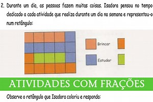 Exercícios de Frações.
