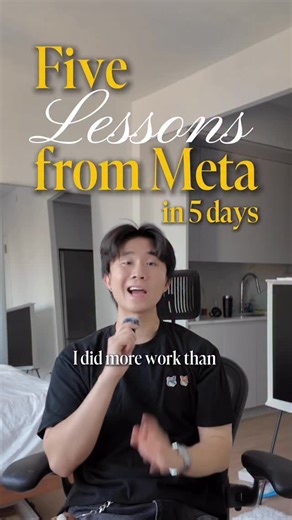 5 lessons I learned at Meta in 5 days: documenting your work is more important than the work itself #tech | CodeRay