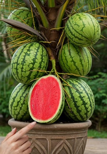Propagación de cocos y sandías: ¡Cultiva juntos!