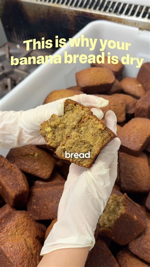 This is why your banana bread is dry