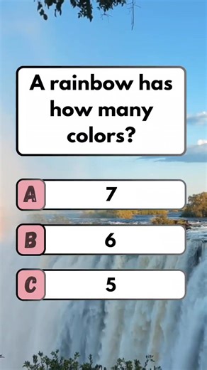 🌈 Colors of the Rainbow: Rainbow many colors! #quiz #fun #brainteaser #puzzle | Think Fast