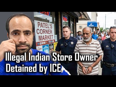 Illegal Gujarati Indian Store Owner Detained by ICE in America