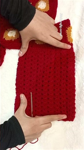 Crochet Top sleeves 🧶 #crochet #howtocrochet #foryou