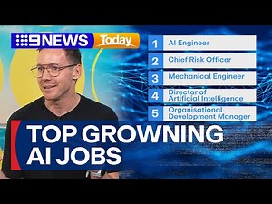 Fastest growing jobs are AI-related, according to LinkedIn’s 2026 list | 9 News Australia
