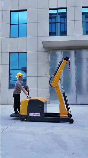CATHAYLIFT CSEC-700 700kg load Electric Mobile Powered Floor Crane for Europe