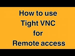 How to take remote desktop using Tight VNC at Home 2021