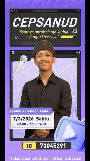 🎉 He’s Back on Poppo Live!