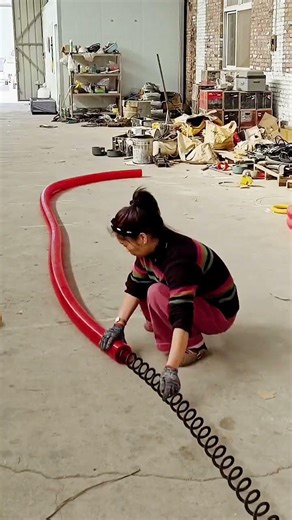 The Fastest Way to Insert a Spring into a Hose #shorts