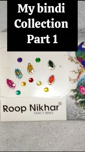 My Bindis Collection Part 1 | Latest Fancy Bindis