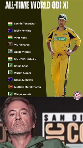 All Time World Xl ODI ☠️💀🥶#shorts#cricket