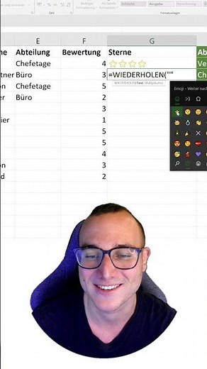 How to insert star ratings explained simply | Learn Microsoft Excel ✅
