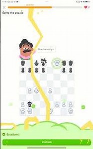 Best Move Chess on Duolingo Section 2 Unit 21 #chess #duolingo #chessgame #chessonline #puzzle