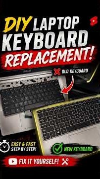 Asus s14 keyboard replacement #repairing #diy