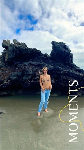 Christchurch Model Shoot 🇳🇿 | Stunning Beach Rocks Photoshoot | Fashion Model Posing