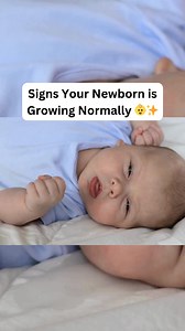 1.1M views · 6.6K reactions | Signs Your Newborn is Growing Normally...